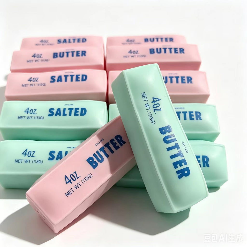 Preorder: Crunchy Butter Squeeze ASMR Squishy Stress Relief Fidget Toy